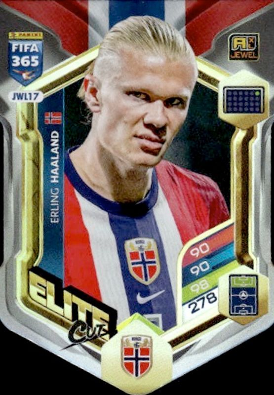 Adrenalyn XL FIFA 365 2026 ELITE CUT JEWEL JWL17 Erling Haaland Norway Man City