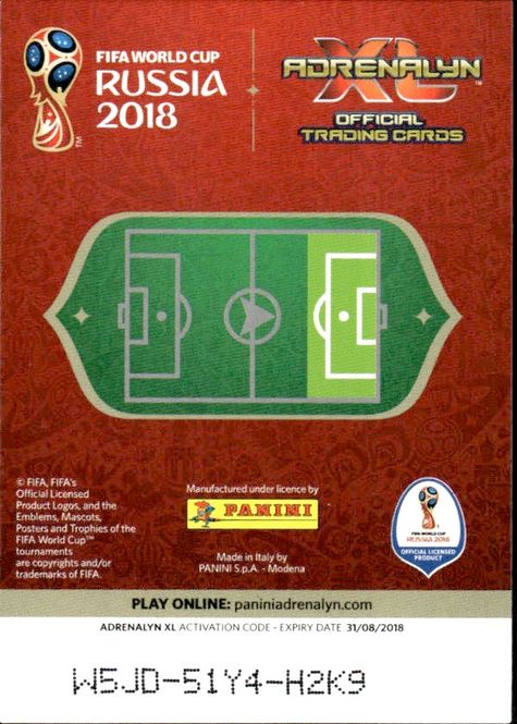 Hovedbilde 2018 Panini Adrenalyn XL World Cup Russia World ...