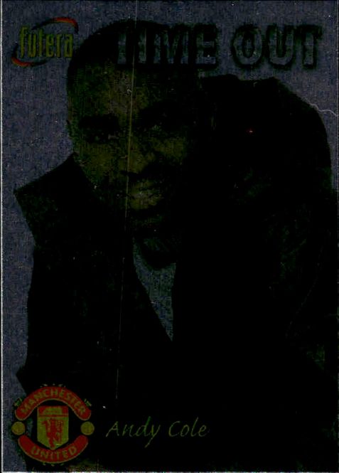 Hovedbilde 1998 Futera Manchester United Time Out Andy Cole ...