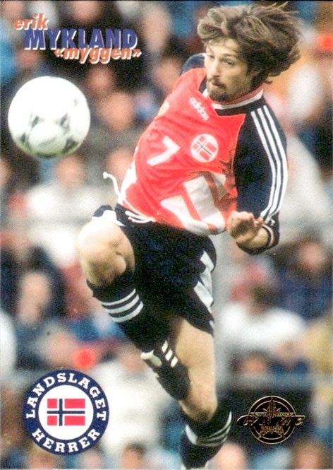 Main Image MYGGEN 1996 GAME Tippe Ligaen Fotballkort Erik ...