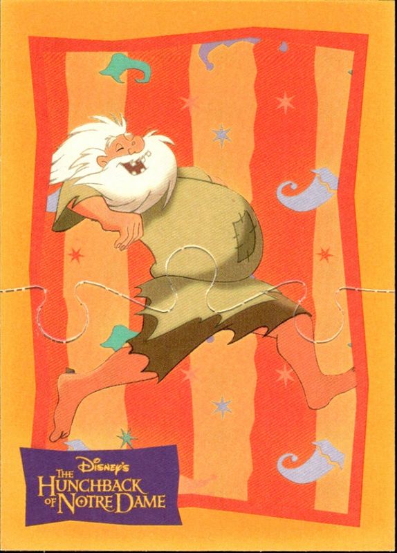 Old Man / Bull Man #65 Disney Hunchback Of Notre Dame 1996 Skybox Puzzle Card