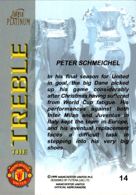 Hovedbilde PETER SCHMEICHEL THE TREBLE 1999 #14