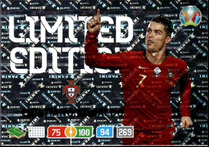 2020 Panini Adrenalyn XL UEFA Euro 2020 Limited Edition Cristiano Ronaldo