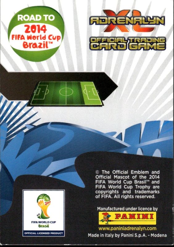 ZLATAN LIMITED EDITION PANINI 2014 XL ADRENALYN ROAD TO WORLD CUP BRAZIL