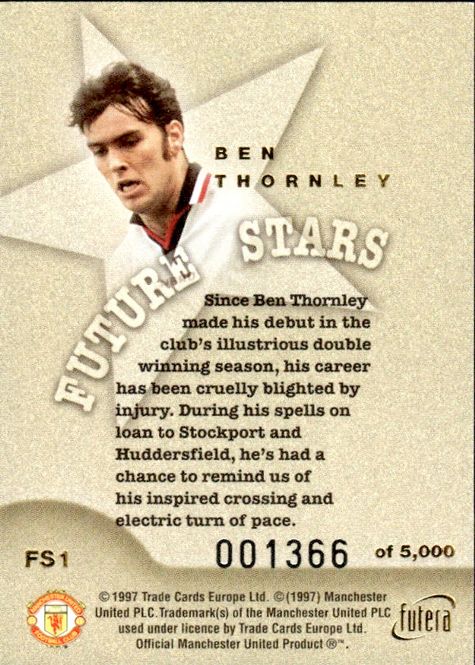 Main Image Ben Thornley Future Stars Gold #1366/5000