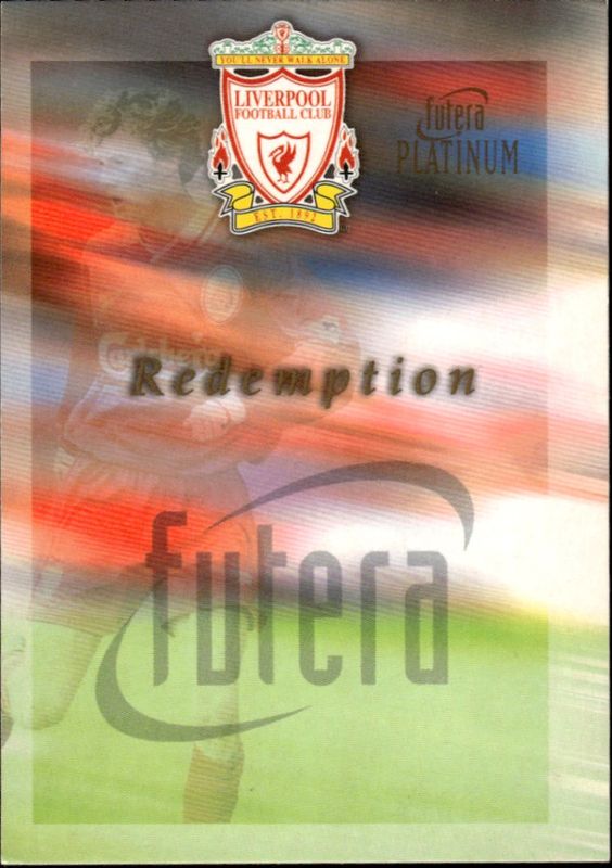 STEVE MCMANAMAN LIVERPOOL FUTERA REDEMPTION SET #48/100