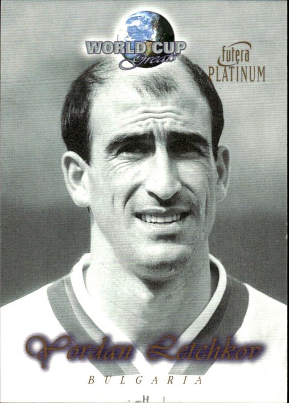 1998 Futera Platinum World Cup Greats Promo Iordan Letchkov Jordan #24
