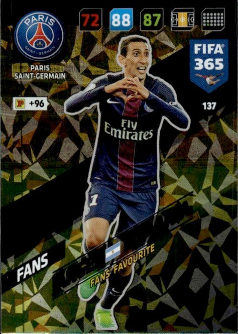 Hovedbilde Angel Di Maria Fans Favourite Holo 2018-19 Panini ...
