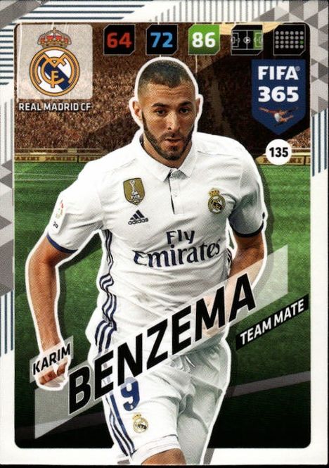 Main Image Panini Adrenalyn XL Fifa 365 Cards 2018 - 135 - ...