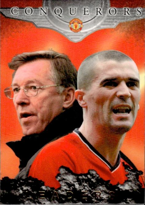 Hovedbilde 2001 3 CARD SETT CQ1-3 Futera Manchester United ...