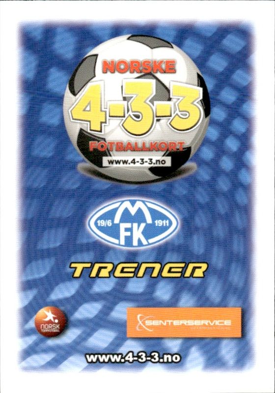 2012 Norske 4-3-3 Fotballkort Ole Gunnar Solskjaer #107 