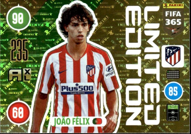 Hovedbilde JOAO FELIX Limited Edition Card Panini Adrenalyn ...