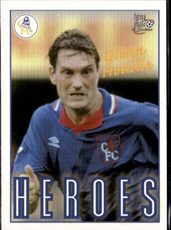 GLENN HODDLE 1998 Futera Soccer Card CHELSEA #76
