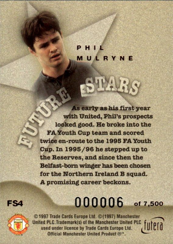 Phil Mulryne Future Stars Bronze #6/7500
