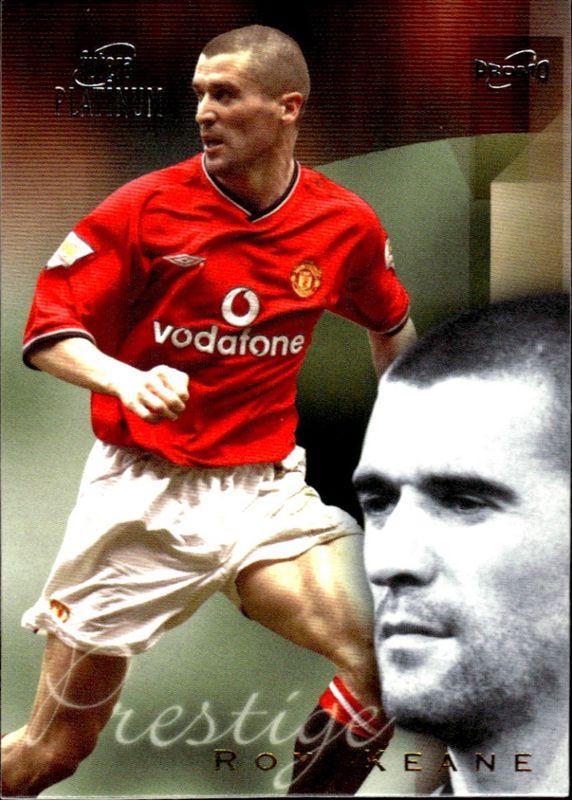 2000-2001 Futera Platinum Prestige Manchester United Promo #256/400 Roy Keane #PR3 