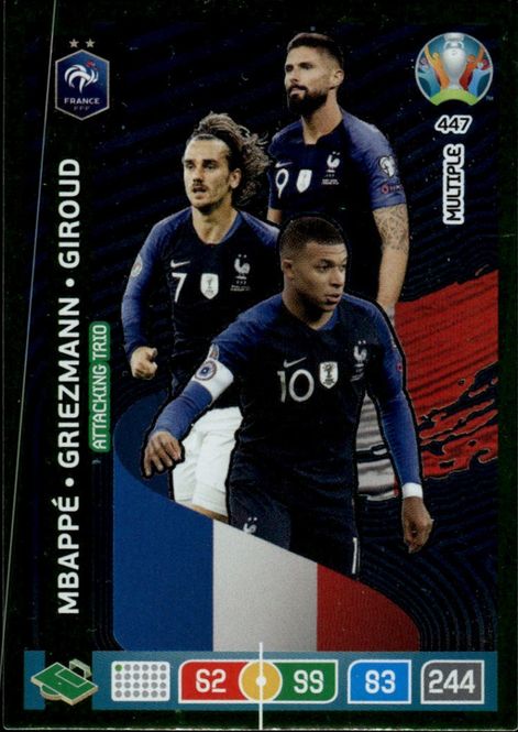 Hovedbilde KYLIAN MBAPPE UEFA EURO 2020 PANINI XL ADRENALYN ...