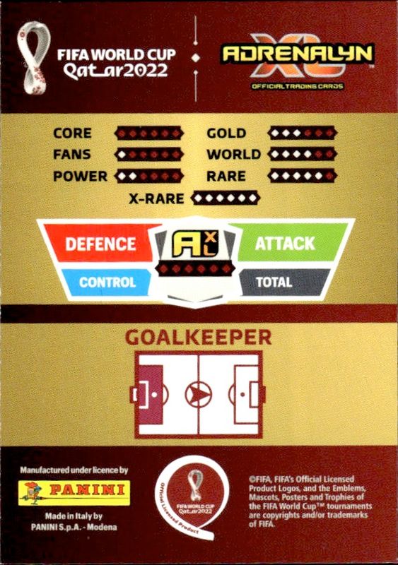 2022 DIOGO COSTA ROOKIE Adrenalyn Panini World Cup Card XL #14