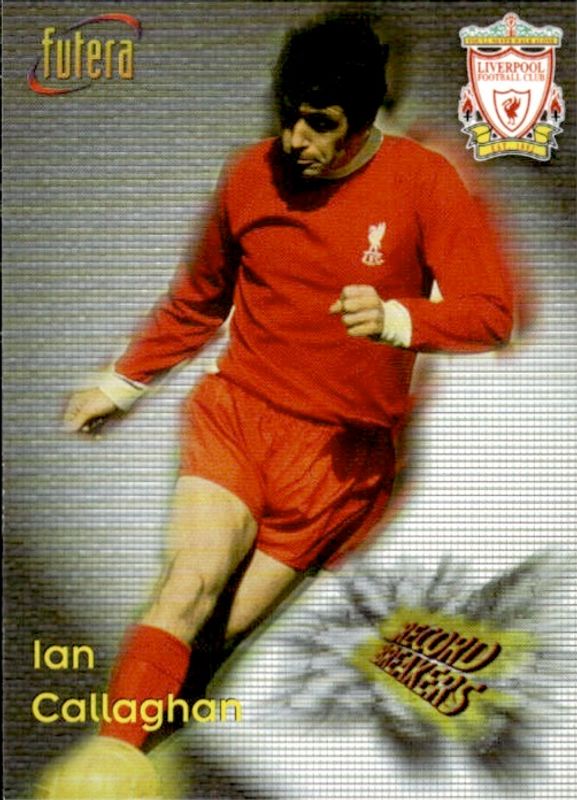 IAN CALLAGHAN 1998 Futera Soccer Card LIVERPOOL #72