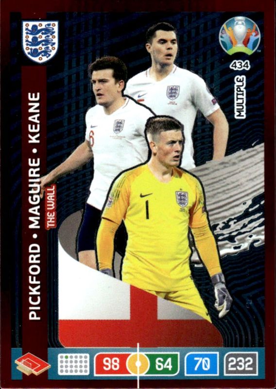 Panini Adrenalyn XL UEFA Euro 2020 Multiple The Wall Card No. 434 England