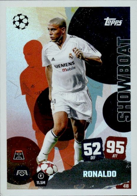 Hovedbilde TOPPS MATCH ATTAX 2025/26 SHOWBOAT RONALDO REAL ...