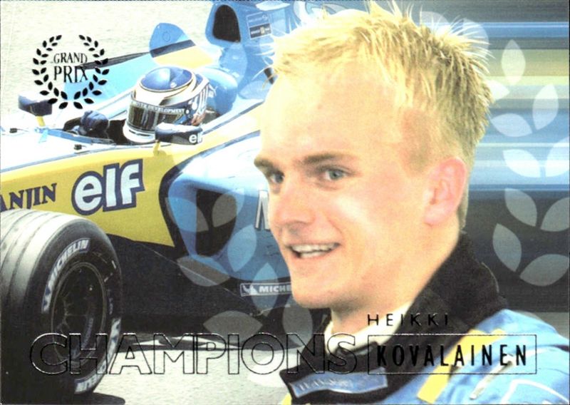2005 Futera Grand Prix Formula 1 F1 Formula 1 Champions Heikki Kovalainen-