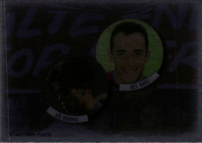 Hovedbilde FUTERA 1998 ASTON VILLA 9 CARD TEAM PUZZLE L/R ...