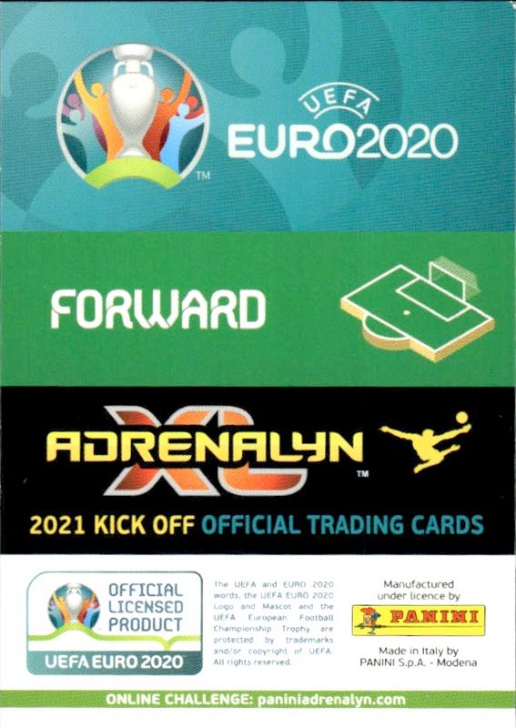 2021 CRISTIANO RONALDO PANINI ADRENALYN XL UEFA EURO 2020 KICK OFF #423