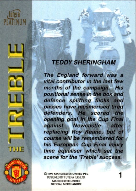 TEDDY SHERINGHAM THE TREBLE 1999 #1