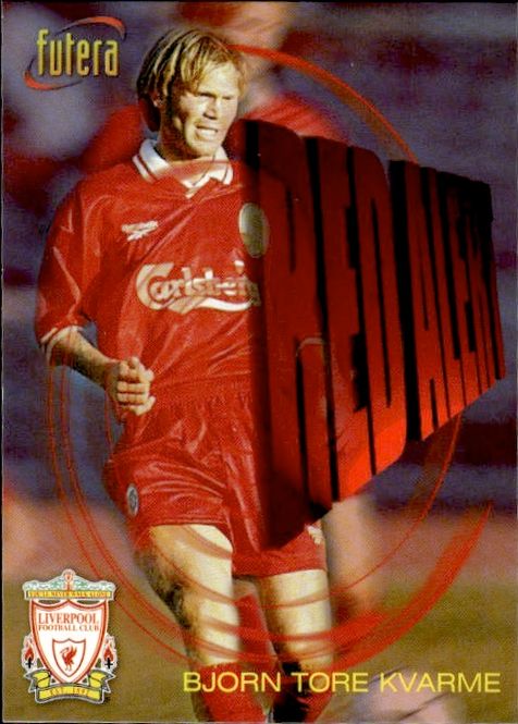 Hovedbilde 1998 Futera Liverpool Red Alert Bjorn Tore Kvarme ...