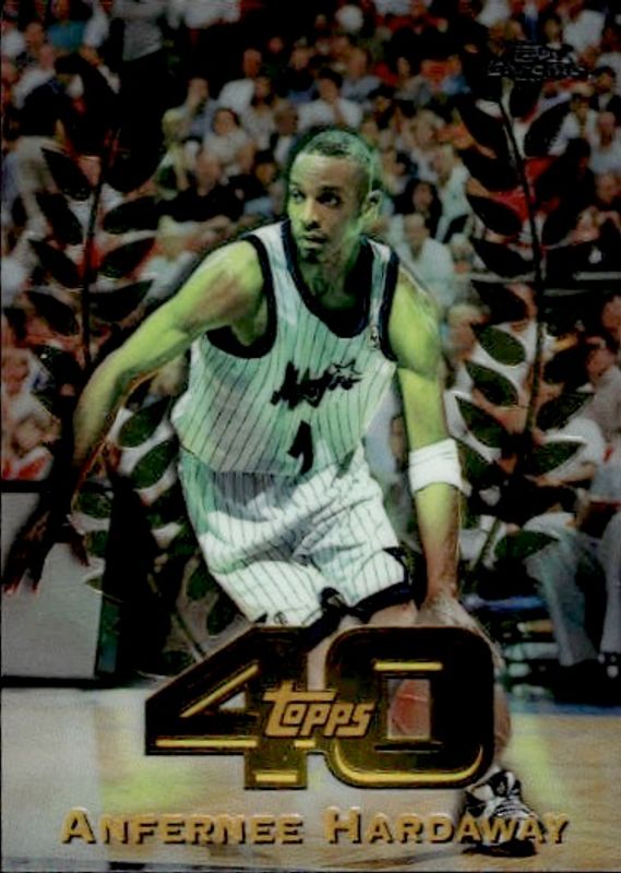 ANFERNEE HARDAWAY 1998 TOPPS CHROME TOPPS 40 REFRACTOR #T40-14