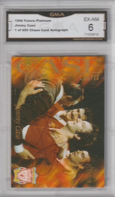Hovedbilde 1998 Futera Liverpool Case CARD  /650 Jimmy Case ...