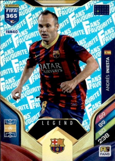 Hovedbilde Panini Adrenalyn FIFA 365 2026 - Andrés Iniesta / ...