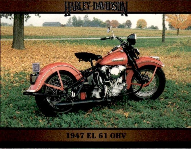 Hovedbilde 1992 Collect-A-Card Harley-Davidson 1947 EL 61 ...