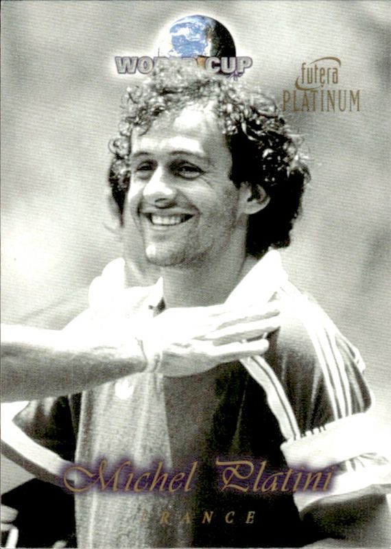 1998 Futera World Cup Greats - France MICHEL PLATINI 