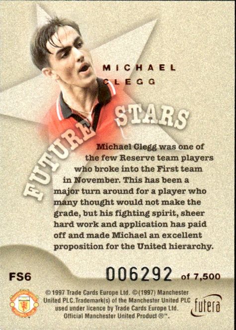 Main Image Michael Clegg Future Stars Bronze #6292/7500