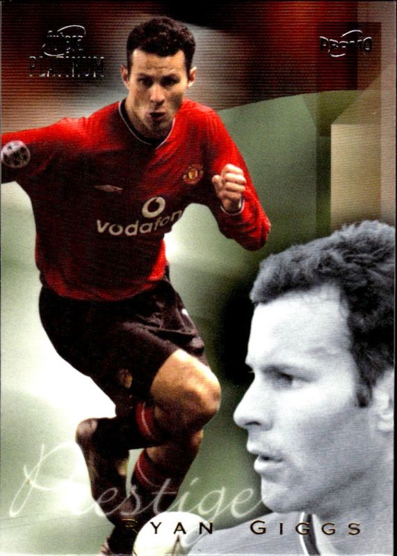 2000 Futera Platinum Prestige Manchester United Promo #328/400 Ryan Giggs #PR2