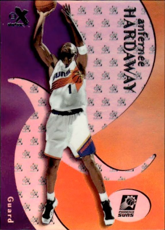 ANFERNEE HARDAWAY REFRACTOR 1999-00 SKYBOX EX E-X 27 PHOENIX SUNS ORLANDO MAGIC
