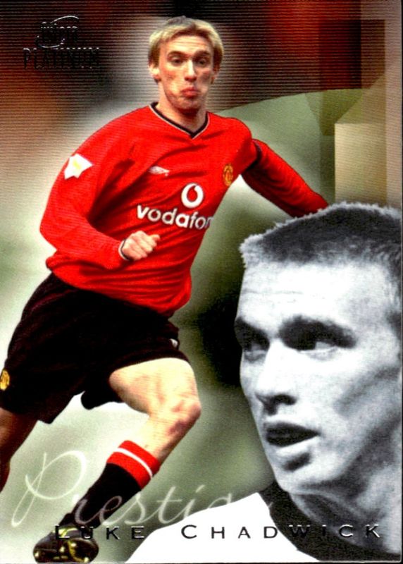 2000 Futera Platinum Prestige Manchester United 244/250 Luke Chadwick #PRE9