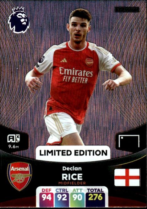 Hovedbilde Declan Rice 2024 Adrenalyn XL Panini Premier ...