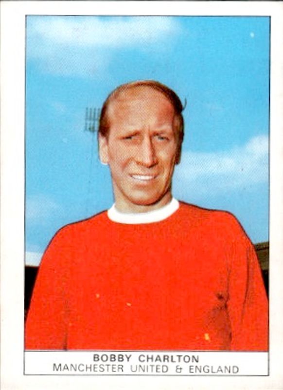 NABISCO Foods 1970 Football Bobby Charlton Manchester United England #7!