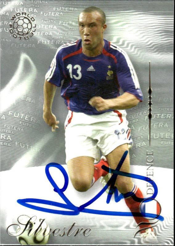 WORLD FOOTBALL FUTERA 2007 SILVESTRE- AUTOGRAPH ON CARD