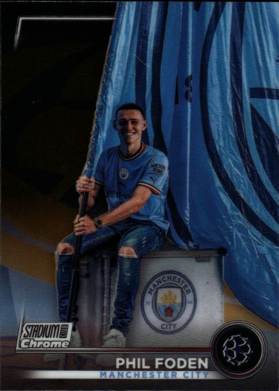Phil Foden Manchester City Topps Stadium Chrome Champions League 2023 #47