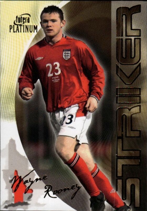 2003 Futera Platinum Rookie RC WAYNE ROONEY-