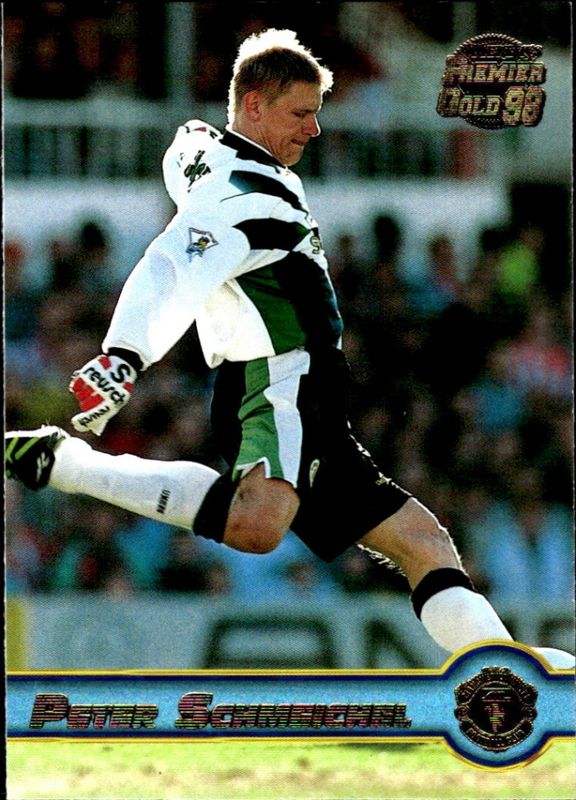 PETER SCHMEICHEL 1997-98 Merlin Premier Gold Soccer Card MAN UTD #103 