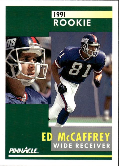 Hovedbilde 1991 Pinnacle #322 Ed McCaffrey RC Rookie Giants ...