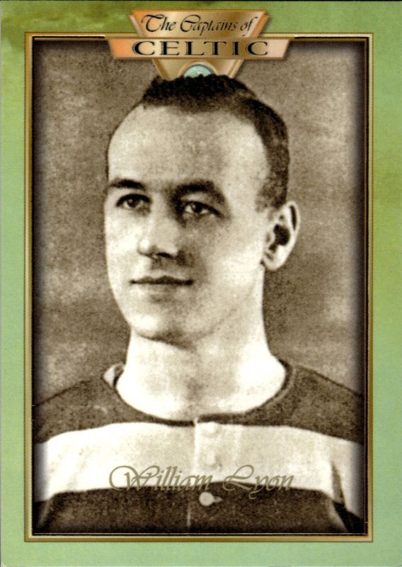 1998 Futera Platinum The Captains of Celtic Promo william lyon #14