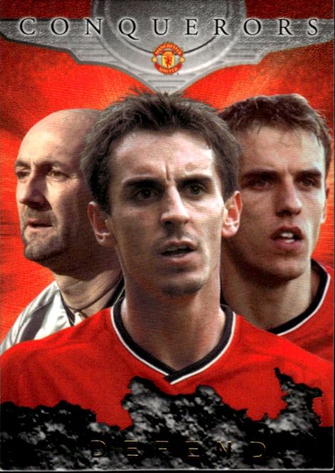 Main Image 2001 3 CARD SETT CQ1-3 Futera Manchester United ...