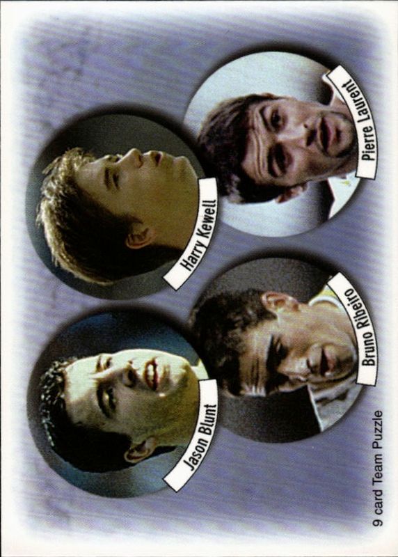 Leeds United 1998 Futera Fans Selection Team Puzzle Cards 1-9 set