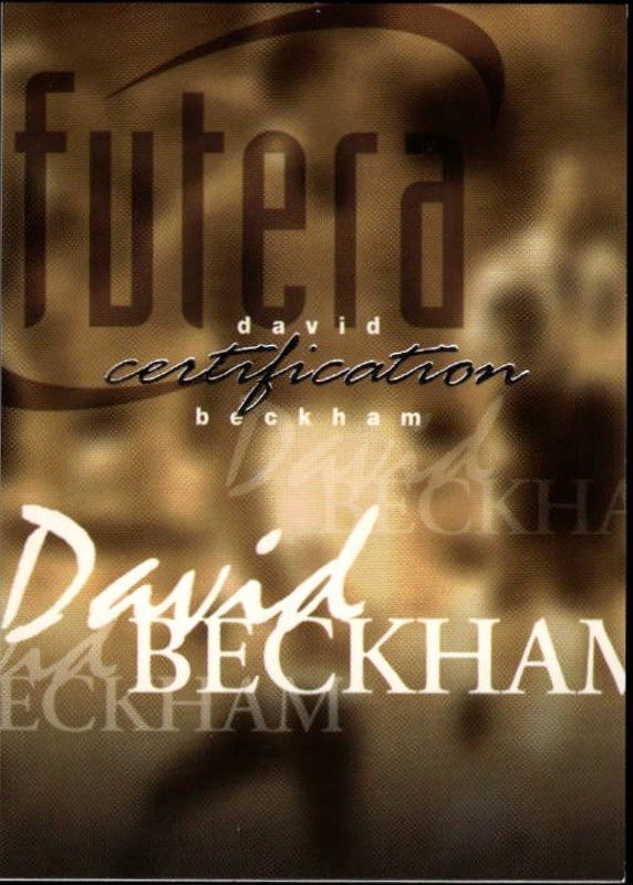 1997 Futera Manchester United SILVER #95/250 David Beckham #DB3 