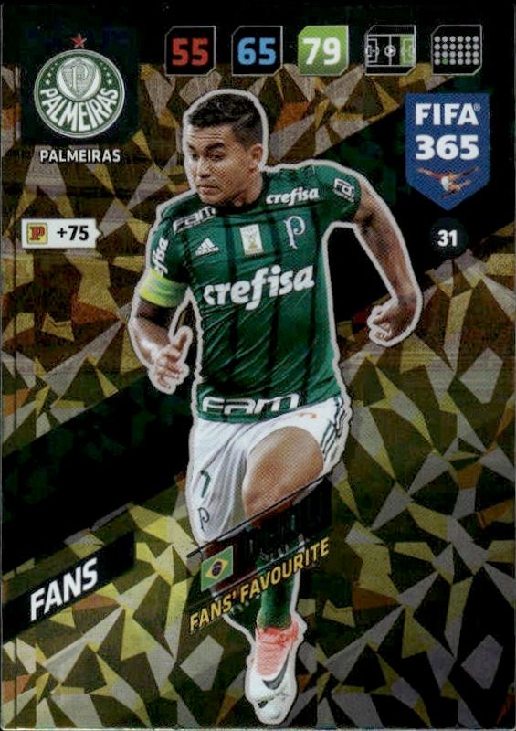 2017-18 Panini Adrenalyn XL Fifa 365 Fans' Favourite Dudu #31 
